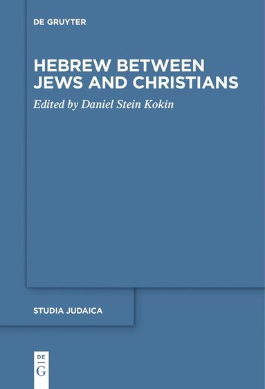 bokomslag Hebrew between Jews and Christians