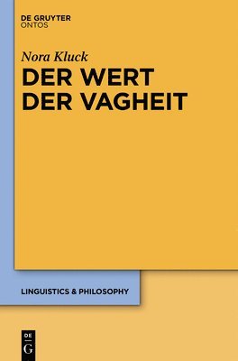bokomslag Wert der Vagheit