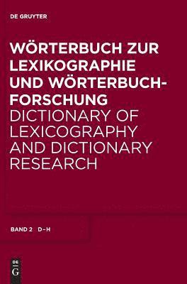 Herbert Ernst Wiegand, Michael Beißwenger, Rufus H Gouws, Matthias Kammerer, Angelika Storrer, Werner Wolski - D - H, Inbunden