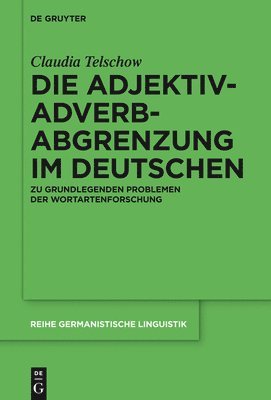 bokomslag Die Adjektiv-Adverb-Abgrenzung im Deutschen