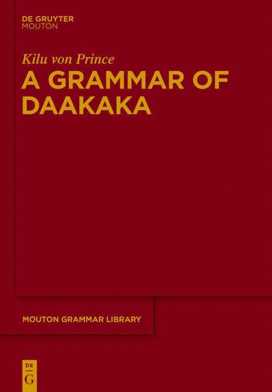 Kilu von Prince, Kilu Von Prince - Grammar of Daakaka, Inbunden