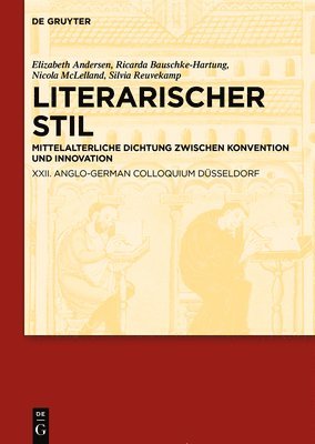 Elizabeth Andersen, Ricarda Bauschke-Hartung, Silvia Reuvekamp - Literarischer Stil, Inbunden