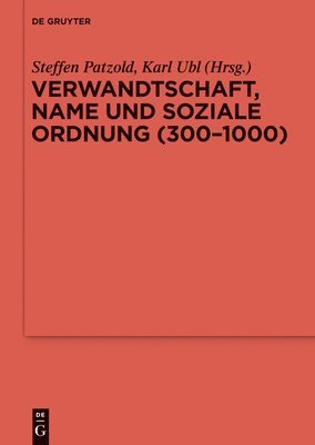 bokomslag Verwandtschaft, Name und soziale Ordnung (300-1000)