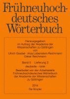 Frühneuhochdeutsches Wörterbuch, Band 5/Lieferung 2, deubede - torte