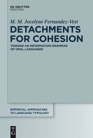 M. M. Jocelyne Fernandez-Vest - Detachments for Cohesion, Inbunden