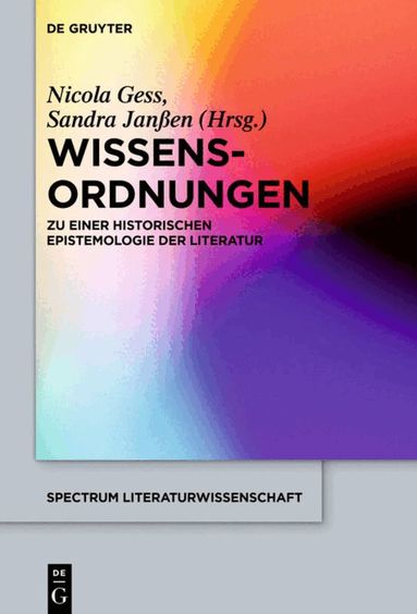 Nicola Gess, Sandra Janßen - Wissens-Ordnungen, Inbunden