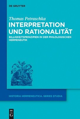 bokomslag Interpretation und Rationalitt