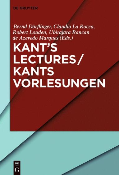bokomslag Kant's Lectures / Kants Vorlesungen