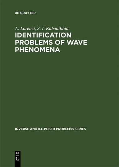 A. Lorenzi, S. I. Kabanikhin - Identification Problems of Wave Phenomena, Inbunden