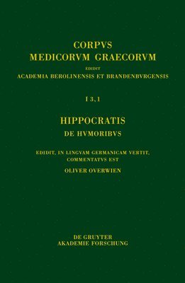 Oliver Overwien - Hippocratis De humoribus, Inbunden