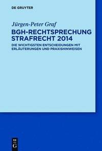 bokomslag Bgh-Rechtsprechung Strafrecht 2014