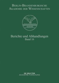 bokomslag Berichte und Abhandlungen, Band 16, Berichte und Abhandlungen Band 16