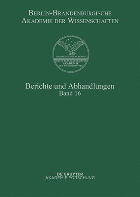 Berichte und Abhandlungen, Band 16, Berichte und Abhandlungen Band 16 1