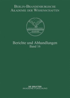 Berichte und Abhandlungen, Band 16, Berichte und Abhandlungen Band 16
