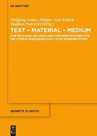 bokomslag Text - Material - Medium