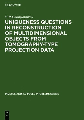bokomslag Uniqueness Questions in Reconstruction of Multidimensional Objects from Tomography-Type Projection Data