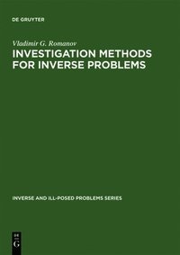 bokomslag Investigation Methods for Inverse Problems