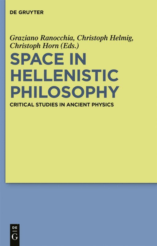 Space in Hellenistic Philosophy 1