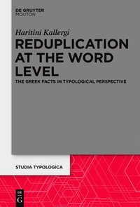 bokomslag Reduplication at the Word Level