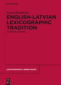 bokomslag English-Latvian Lexicographic Tradition
