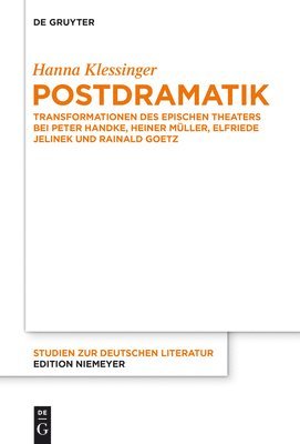 bokomslag Postdramatik