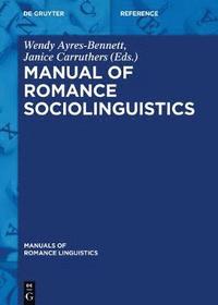 bokomslag Manual of Romance Sociolinguistics