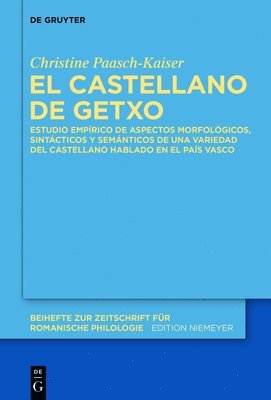 Christine Paasch-Kaiser - El Castellano de Getxo, Inbunden