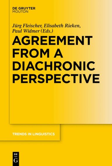 Jürg Fleischer, Elisabeth Rieken, Paul Widmer - Agreement from a Diachronic Perspective, Inbunden