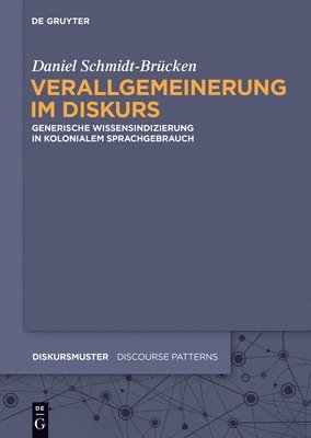 Daniel Schmidt-Brücken - Verallgemeinerung Im Diskurs, Inbunden
