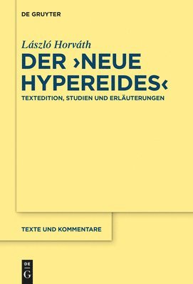 bokomslag Der &quot;Neue Hypereides&quot;