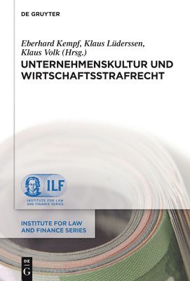 Eberhard Kempf, Klaus Lüderssen, Klaus Volk - Unternehmenskultur und Wirtschaftsstrafrecht, Inbunden
