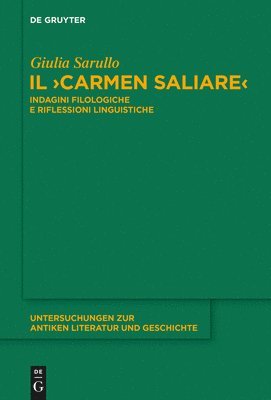 bokomslag Il &quot;Carmen Saliare&quot;