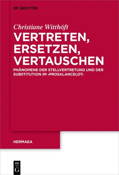 Christiane Witthöft - Vertreten, Ersetzen, Vertauschen, Inbunden