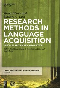 bokomslag Research Methods in Language Acquisition