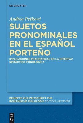 Sujetos Pronominales En El Espaol Porteo 1