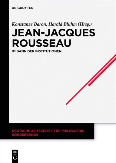 bokomslag Jean-Jacques Rousseau