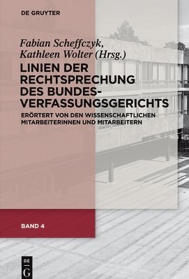 bokomslag Linien der Rechtsprechung des Bundesverfassungsgerichts