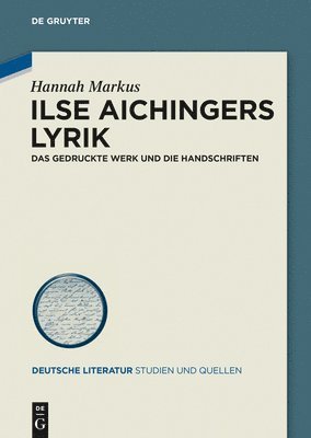 Hannah Markus - Ilse Aichingers Lyrik, Inbunden