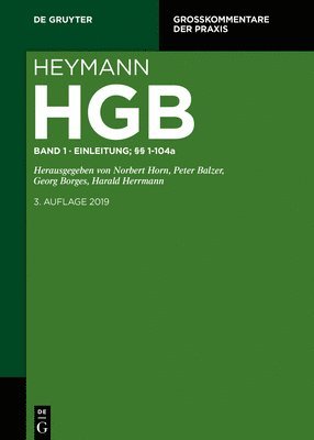 Norbert Horn - Erstes Buch. Einleitung; §§ 1-104a, Inbunden