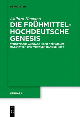 bokomslag Die frhmittelhochdeutsche Genesis
