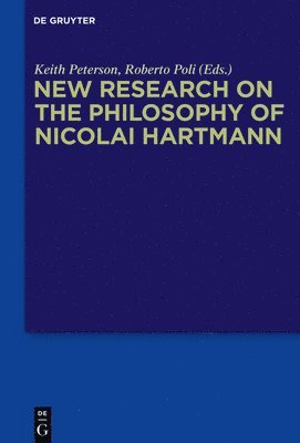 bokomslag New Research on the Philosophy of Nicolai Hartmann