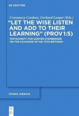 bokomslag "Let the Wise Listen and add to Their Learning" (Prov 1:5)
