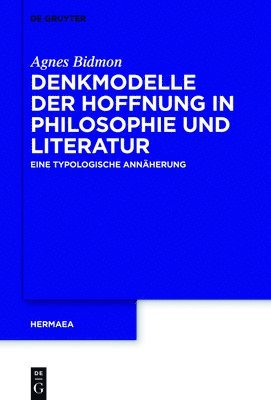 bokomslag Denkmodelle der Hoffnung in Philosophie und Literatur