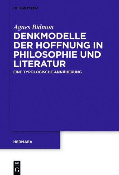 bokomslag Denkmodelle der Hoffnung in Philosophie und Literatur