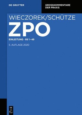 bokomslag Einleitung; §§ 1-49