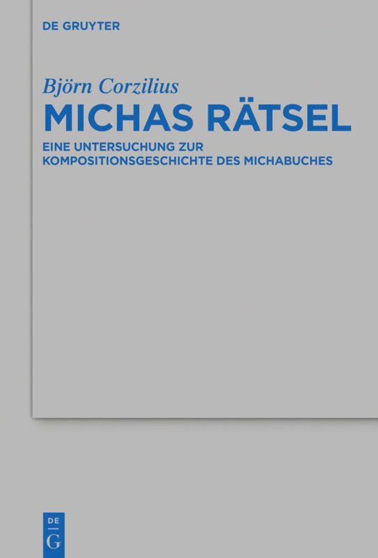 Björn Corzilius - Michas Rätsel, Inbunden
