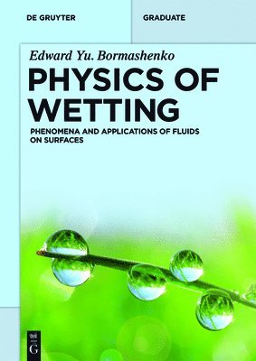 Edward Yu. Bormashenko, Edward Yu Bormashenko - Physics of Wetting, Häftad