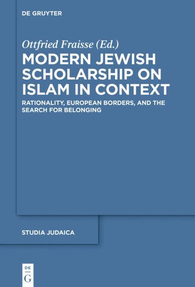 bokomslag Modern Jewish Scholarship on Islam in Context