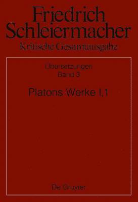 Lutz Male Käppel Günther - Platons Werke I,1, Berlin 1804. 1817, Inbunden