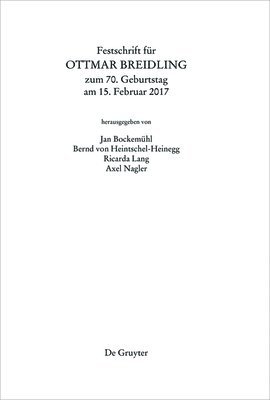 Festschrift fr Ottmar Breidling zum 70. Geburtstag am 15. Februar 2017 1